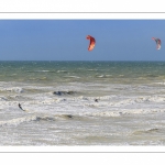 La plage de Ault et le kitesurf