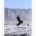 La plage de Ault et le kitesurf