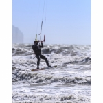 La plage de Ault et le kitesurf