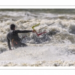 La plage de Ault et le kitesurf