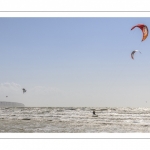 La plage de Ault et le kitesurf