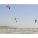 La plage de Ault et le kitesurf