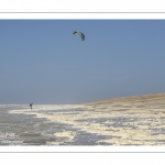 La plage de Ault et le kitesurf