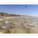 La plage de Ault et le kitesurf