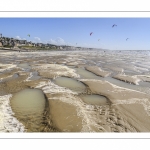 La plage de Ault et le kitesurf