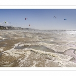 La plage de Ault et le kitesurf