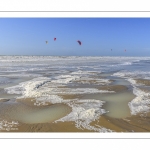 La plage de Ault et le kitesurf