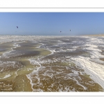 La plage de Ault et le kitesurf