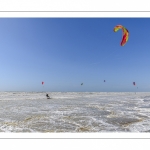 La plage de Ault et le kitesurf