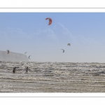 La plage de Ault et le kitesurf