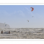 La plage de Ault et le kitesurf