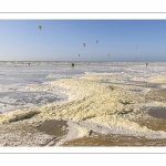 La plage de Ault et le kitesurf