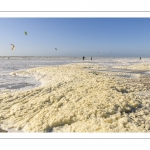 La plage de Ault et le kitesurf