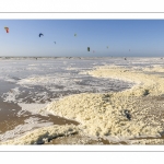 La plage de Ault et le kitesurf