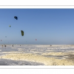 La plage de Ault et le kitesurf