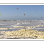 La plage de Ault et le kitesurf