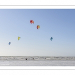 La plage de Ault et le kitesurf