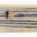 les falaises dans les embruns à Ault