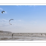 Les vacanciers à Ault sur la plage.