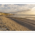 Les vacanciers à Ault sur la plage.