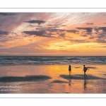 Les vacanciers à Ault sur la plage.