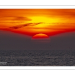 Coucher de soleil sur la plage