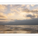 Fin d'après-midi hivernale sur la plage de Quend