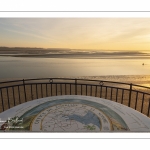 Crépuscule depuis le panorama sur la baie de Somme au Crotoy