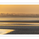 Crépuscule depuis le panorama sur la baie de Somme au Crotoy