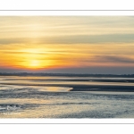 Crépuscule depuis le panorama sur la baie de Somme au Crotoy