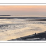 Crépuscule depuis le panorama sur la baie de Somme au Crotoy