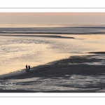 Crépuscule depuis le panorama sur la baie de Somme au Crotoy