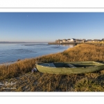 Le Crotoy (Baie de Somme) vu depuis le bassin de chasse