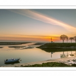 Aube sur la Baie de Somme près de Saint-Valery