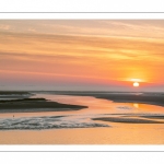 Aube sur la Baie de Somme près de Saint-Valery