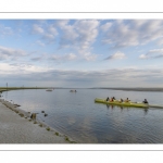 Promenades en pirogue polynésienne (appelée va’a) sur le chenal de la Somme au Cap Hornu