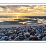 Lever de soleil sur la baie au Hourdel