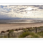 Le plage du Crotoy un soir de printemps