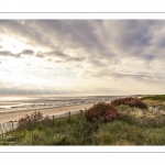 Le plage du Crotoy un soir de printemps