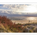 Le plage du Crotoy un soir de printemps