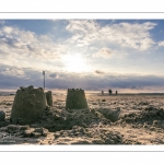 Le plage du Crotoy un soir de printemps