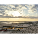 Le plage du Crotoy un soir de printemps