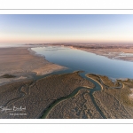 Vue aérienne de la baie d'Authie