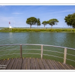 Somme, Saint-Valery-sur-Somme, vue sur le chenal de la somme et la lanterne