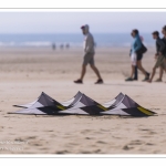 Les préparatifs du Festival des cerfs-volants à Berck-sur-mer