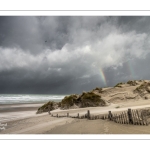 Tempête sur la plage de Berck-sur-mer