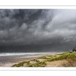 Tempête sur la plage de Berck-sur-mer