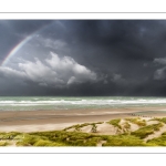 Tempête sur la plage de Berck-sur-mer