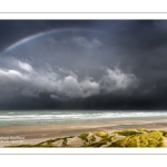 Tempête sur la plage de Berck-sur-mer