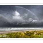Tempête sur la plage de Berck-sur-mer